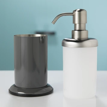 Sealskin Acero Zeepdispenser Grijs 4 Sealskin Acero Zeepdispenser Grijs - Afbeelding 2