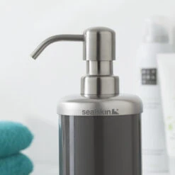 Sealskin Acero Zeepdispenser Grijs 15 Sealskin Acero Zeepdispenser Grijs -Prachtige Badkamerwinkel 123 2611
