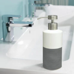 Sealskin Zeepdispenser Doppio Grijs -Prachtige Badkamerwinkel 123 2625