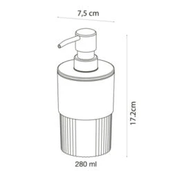 Sealskin Zeepdispenser Brave Staand Donkerroze 23 Sealskin Zeepdispenser Brave Staand Donkerroze -Prachtige Badkamerwinkel 123 2646