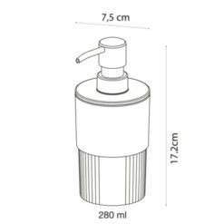 Sealskin Zeepdispenser Brave Staand Donkerroze 24 Sealskin Zeepdispenser Brave Staand Donkerroze -Prachtige Badkamerwinkel 123 2647