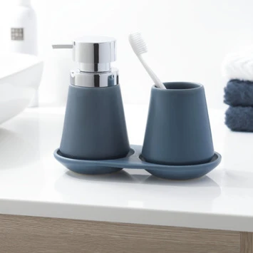 Sealskin Zeepbakje Conical Porselein Blauw 8 Sealskin Zeepbakje Conical Porselein Blauw - Afbeelding 6