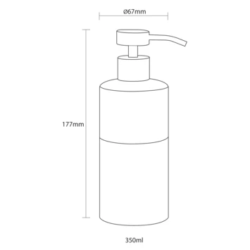 Sealskin Zeepdispenser Doppio Aqua 9 Sealskin Zeepdispenser Doppio Aqua - Afbeelding 7