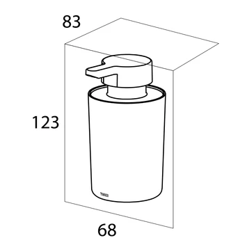 Tiger Zeepdispenser Urban Wit 9 Tiger Zeepdispenser Urban Wit - Afbeelding 7