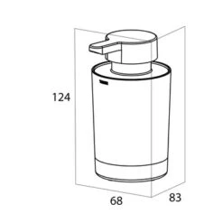 Tiger Vrijstaande Zeepdispenser Tune RVS -Prachtige Badkamerwinkel 123 2802