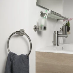 Tiger Handdoekring Boston RVS -Prachtige Badkamerwinkel 123 2825