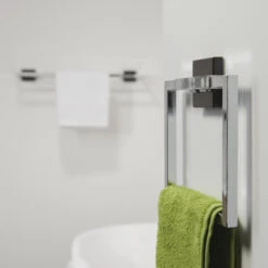 Tiger Zenna Handdoekring Chroom/wenge -Prachtige Badkamerwinkel 123 2844