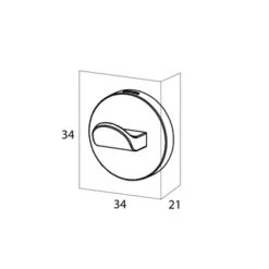 Tiger Haak Klein Noon Zwart -Prachtige Badkamerwinkel 123 2868