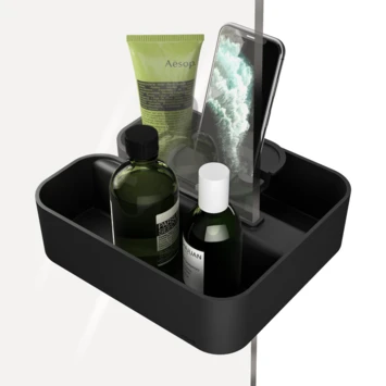 Tiger Douchemand Voor Douchewand 2-store Zwart 3 Tiger Douchemand Voor Douchewand 2-store Zwart