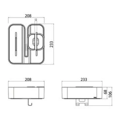 Tiger Douchemand Voor Douchewand 2-store Zwart 20 Tiger Douchemand Voor Douchewand 2-store Zwart -Prachtige Badkamerwinkel 123 2930