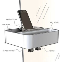 Tiger Douchemand Voor Douchewand 2-store Wit 15 Tiger Douchemand Voor Douchewand 2-store Wit -Prachtige Badkamerwinkel 123 2935