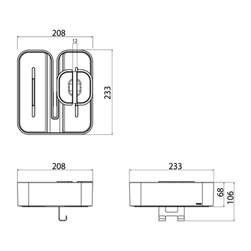 Tiger Douchemand Voor Douchewand 2-store Wit 12 Tiger Douchemand Voor Douchewand 2-store Wit - Afbeelding 10