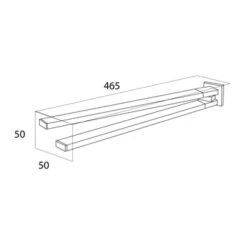 Tiger Handdoekrek Items Met Draaibare Armen RVS -Prachtige Badkamerwinkel 123 2967