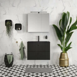 Tiger Haak Tune Messing Zwart -Prachtige Badkamerwinkel 123 3016