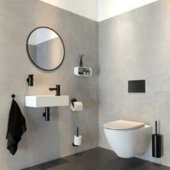 Tiger Wandrek/douchemand 2-store 25cm Wit -Prachtige Badkamerwinkel 123 3045