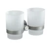 Haceka Dubbele Bekerhouder Kosmos Hangend Met Bekers RVS 2 Haceka Dubbele Bekerhouder Kosmos Hangend Met Bekers RVS -Prachtige Badkamerwinkel 123 3049