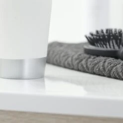 Sealskin Tandenborstelhouder Glossy Zilver -Prachtige Badkamerwinkel 123 3076