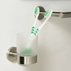 Tiger Bekerhouder Boston Met Beker RVS 7 Tiger Bekerhouder Boston Met Beker RVS -Prachtige Badkamerwinkel 123 3081