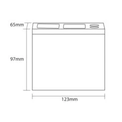 Sealskin Tandenborstelhouder Grace Wit -Prachtige Badkamerwinkel 123 3119