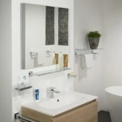 Tiger Bekerhouder Items Hangend Met Beker Chroom -Prachtige Badkamerwinkel 123 3136