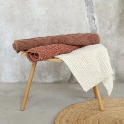 Sealskin Badmat Aztec 60x90cm Donkerroze -Prachtige Badkamerwinkel 123 3173