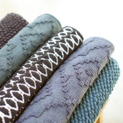 Sealskin Badmat Aztec 60x90cm Donkergroen -Prachtige Badkamerwinkel 123 3266