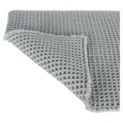 Differnz Badmat Wafel Grijs 50x80 Cm -Prachtige Badkamerwinkel 123 3397