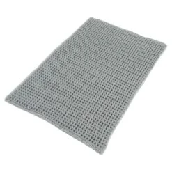 Differnz Badmat Wafel Grijs 50x80 Cm -Prachtige Badkamerwinkel 123 3398