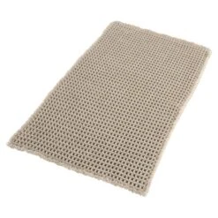 Differnz Badmat Wafel Taupe 50x80 Cm -Prachtige Badkamerwinkel 123 3471
