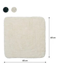 Sealskin Badmat Angora 60x60cm Off-white -Prachtige Badkamerwinkel 123 3638