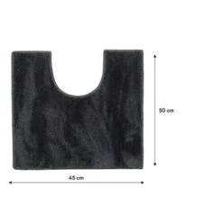 Sealskin Toiletmat Doux 45x50cm Donkergrijs 12 Sealskin Toiletmat Doux 45x50cm Donkergrijs -Prachtige Badkamerwinkel 123 3651