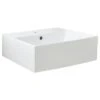 Atlantic Wastafel Jace Vierkant Wit 46x46x15 Cm -Prachtige Badkamerwinkel 123 3871