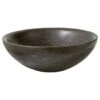 Atlantic Waskom Carolina Rond Zwart Natuursteen 40x40x14 Cm -Prachtige Badkamerwinkel 123 3887