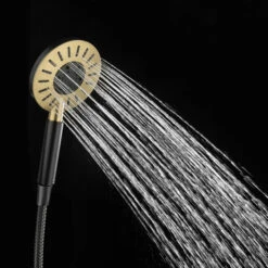 Tiger Handdouche Akcent Zwart Messing -Prachtige Badkamerwinkel 123 3921