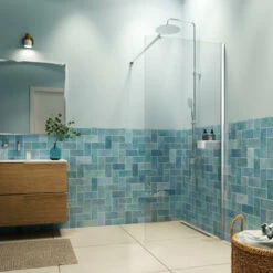 Sealskin Inc. Inloopdouche Type A3 90x200 Cm Met Douchemand, 8 Mm Helder Veiligheidsglas Met Antikalklaag Zilver Hoogglans