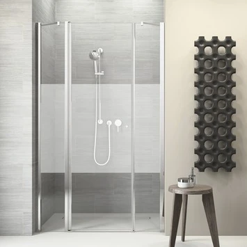 Sealskin Swingdeur Voor Nis Code L 3-delig 120x197 Cm Met Gesatineerde Band 3 Sealskin Swingdeur Voor Nis Code L 3-delig 120x197 Cm Met Gesatineerde Band