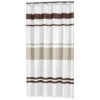 Sealskin Douchegordijn Urban Textiel Bruin/Beige 200x180 Cm -Prachtige Badkamerwinkel 123 4048
