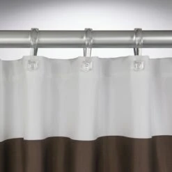 Sealskin Douchegordijn Urban Textiel Bruin/Beige 200x180 Cm -Prachtige Badkamerwinkel 123 4050