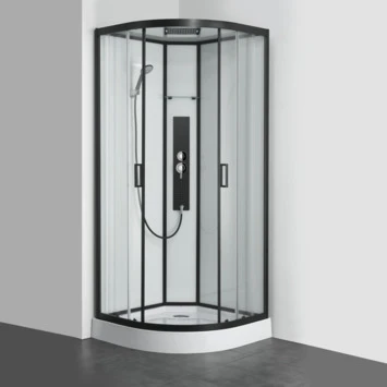 Allibert Douchecabine Uyuni 90x90cm Kwartrond 3 Allibert Douchecabine Uyuni 90x90cm Kwartrond