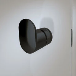 Sealskin Hooked Draaideur In Nis, 90 Cm Breed, 200 Cm Hoog, Mat Zwart 12 Sealskin Hooked Draaideur In Nis, 90 Cm Breed, 200 Cm Hoog, Mat Zwart -Prachtige Badkamerwinkel 123 4079