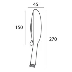 Tiger Handdouche Splash Termini Ø15 Cm 6 Standen -Prachtige Badkamerwinkel 123 4167