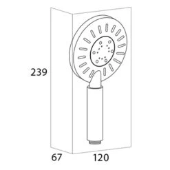 Tiger Handdouche Akcent Chroom -Prachtige Badkamerwinkel 123 4196