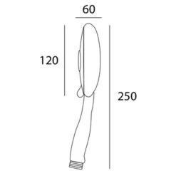 Tiger Handdouche Bologna Ø12 Cm 4 Standen -Prachtige Badkamerwinkel 123 4203