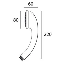 Tiger Handdouche Splash Verona Ø8 Cm 3 Standen -Prachtige Badkamerwinkel 123 4263