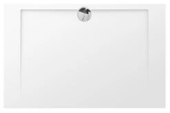 Allibert Slim Douchebak 140x90 Cm Polybeton Wit