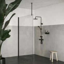 Sealskin Plafondsteun 80 Cm Mat Zwart