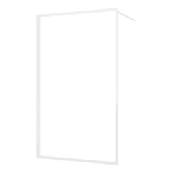 Sealskin Contour Inloopdouche Type A3 138x200 Cm, 6 Mm Helder Veiligheidsglas Met Antikalklaag Mat Wit -Prachtige Badkamerwinkel 123 4504