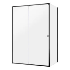 SEALSKIN Douchecabine Contour Zwart 120x200cm Met Schuifdeur -Prachtige Badkamerwinkel 123 4614