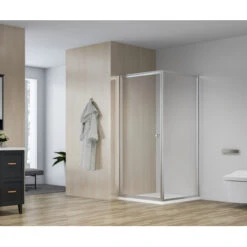 Atlantic Roan Douchewand En -deur 90x90x190cm Chroom -Prachtige Badkamerwinkel 123 4651