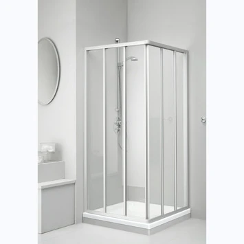 Sealskin Douchecabine Hoekinstap Met Schuifdeur C110 Mat Zilver 3 Sealskin Douchecabine Hoekinstap Met Schuifdeur C110 Mat Zilver